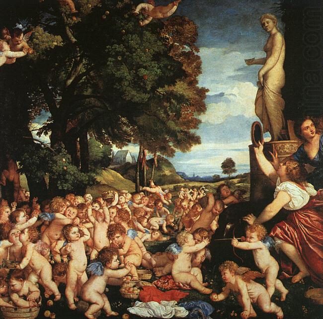  Titian The Worship of Venus china oil painting image